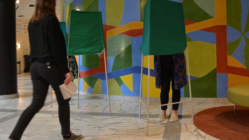 Personer som röstar vid allmänna val