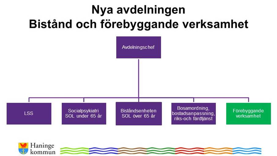 Nya avdelningen Bistånd och förebyggande verksamhet Nya avdelningen Bistånd och förebyggande verksamhet