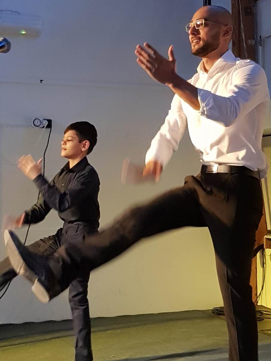 Danslärare och elev