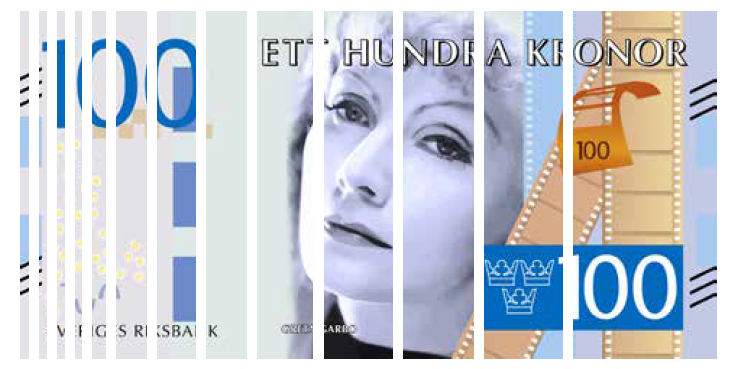Illustration av en hundrakronorssedel