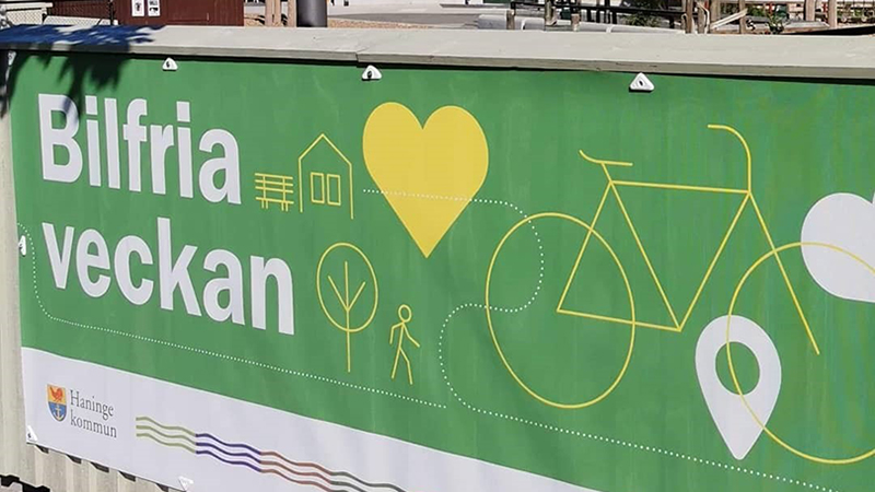 Banner för Bilfria veckan