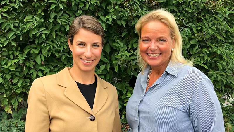 Näringslivschef Julika Lamberth och Anna Berglund, direktör för avdelningen Omvärld och Utveckling. Bild på näringslivschef Julika Lamberth och Anna Berglund, direktör avdelningen Omvärld och Utveckling.