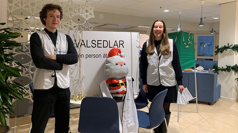 Fredrika Forslund och Oskar.