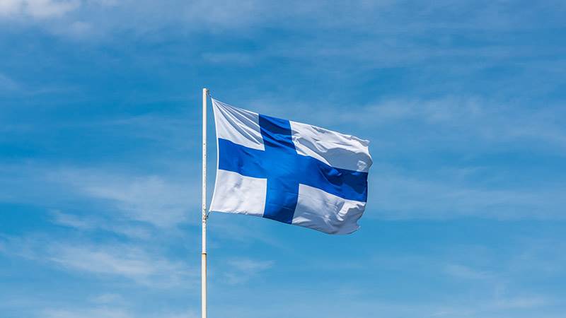 Finlands flagga