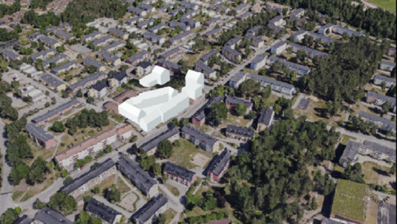 3D-modell över Åby 1:39 Västerhaninge Bild på 3D-modell över Åby 1:39 Västerhaninge
