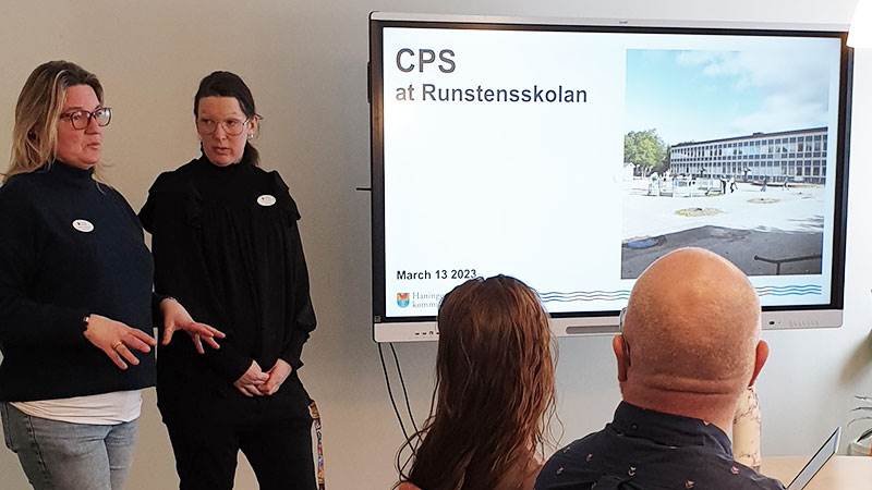 Biträdande rektor Ulrika Johansson och specialpedagog Louise Andersen Runstensskolans berättar om arbetet med CPS. Biträdande rektor Ulrika Johansson och specialpedagog Louise Andersen berättar om Runstensskolans arbete