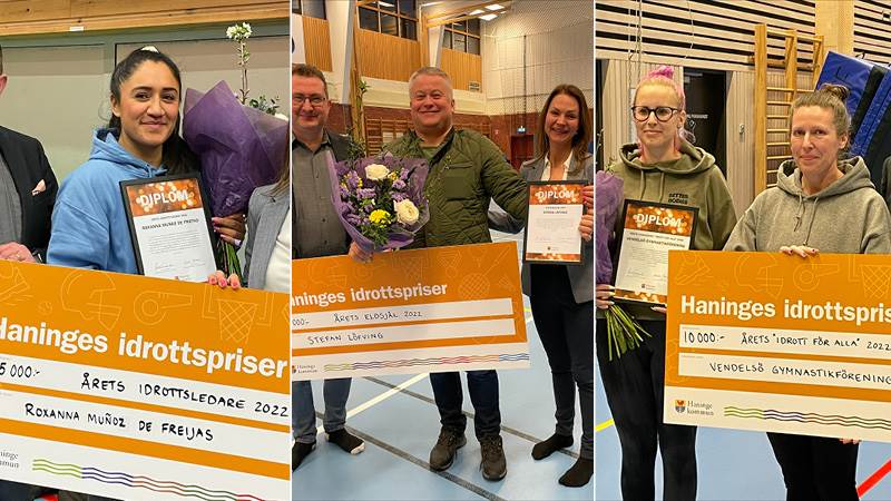 Vinnarna av Haninges idrottspriser 2022
