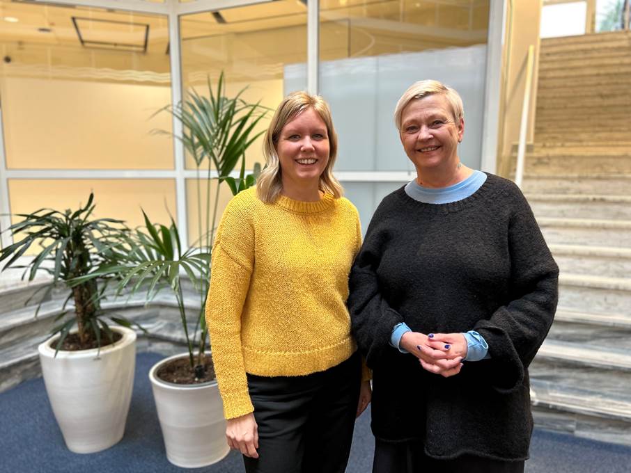 Miriam Wernersson och Lisa Hållstrand, HR. Miriam Wernersson och Lisa Hållstrand, HR.