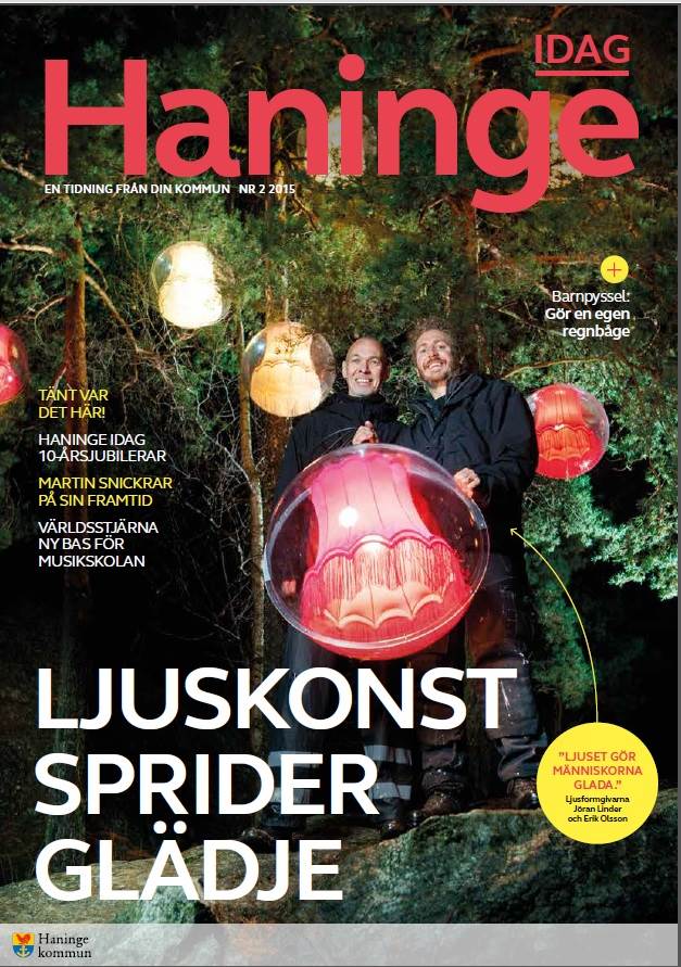 Haninge idag nr 2 2015 framsida Haninge idag nr 2 2015 framsida