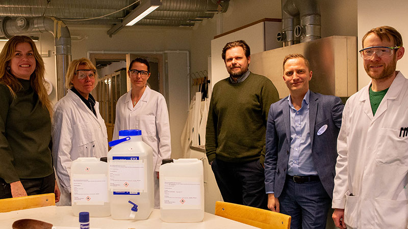 Haninge kommun. Bildtext: Från vänster Maria Fägersten, Annika Skarplöth, Annika Persson, Tobias Hammarberg, Stellan Andersson och Rickard Hedman