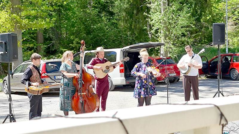 Bluegrassbandet Spinning Jennies.