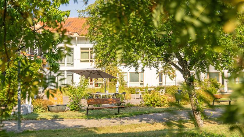Uteplats Ros-Anders Uteplats på Ros-Anders särskilda boende för äldre