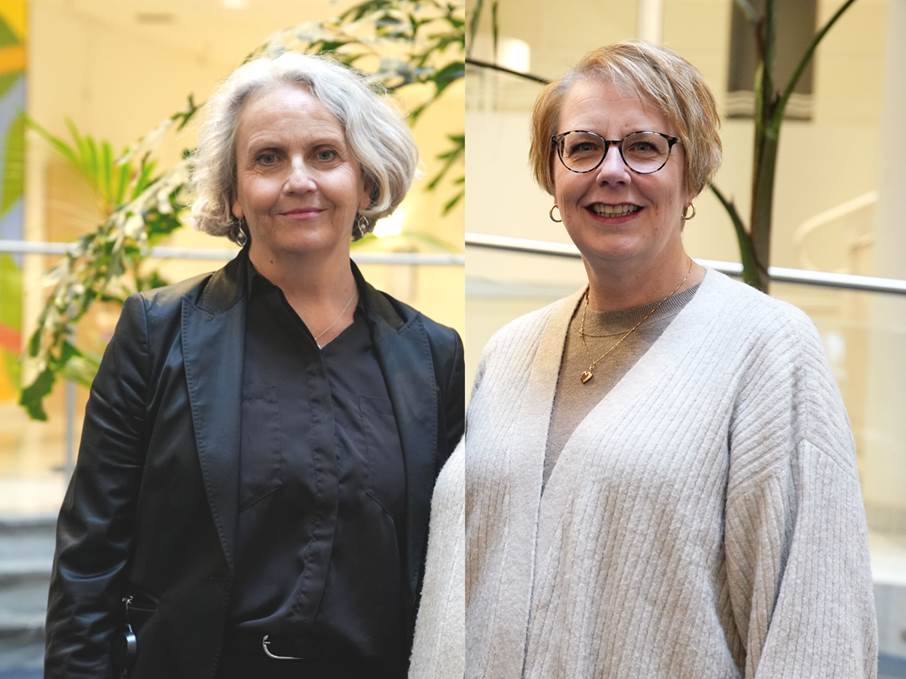 Från vänster, Ingrid Alegren och Maria Willix.