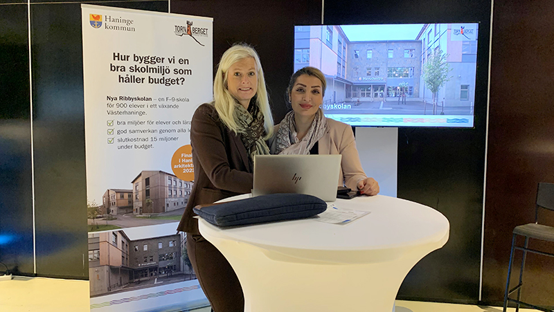 Fina Ribbyskolan var finalist i Haninge arkitekturpris 2023.