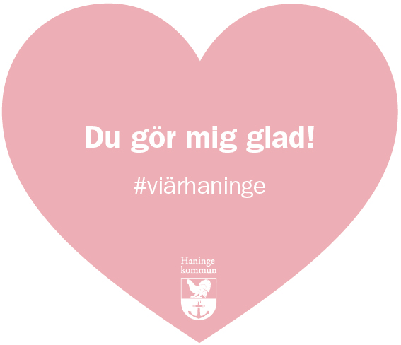 Illustration: Ett hjärta, du gör mig glad