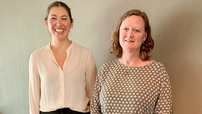 Josefin Castillo och Malin Birkare.