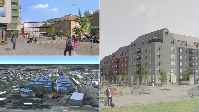 Illustrationer över detaljplaneprojekt Jordbro etapp 1, Tungelsta södra och Västerhaninge centrum Illustrationer över detaljplaneprojekt Jordbro etapp 1, Tungelsta södra och Västerhaninge centrum