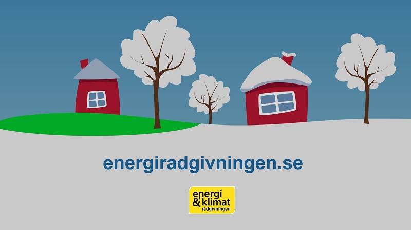 Så energisparar du som bor i småhus.  Bild på små hus.