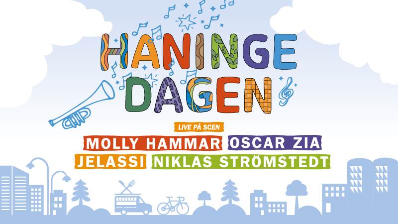 Haningedagen 2023 Illustrationsbild som berättar om tiden för Haningedagen 2023 och vilka artister som kommer.