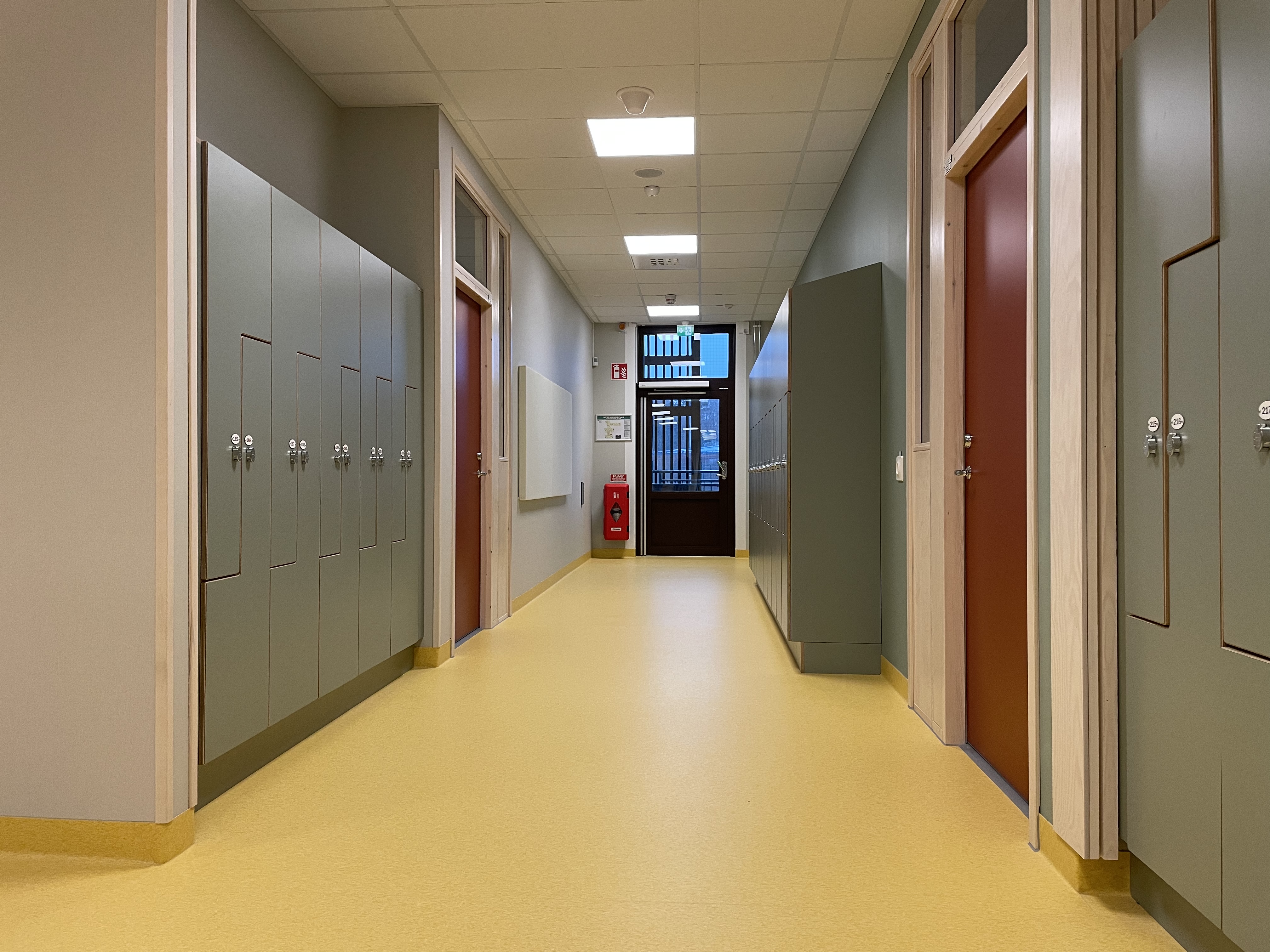 Ribbyskolan interiör