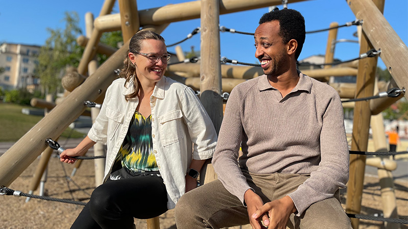 Skolsocionomer Haninge Elin Age och Cijade Micheal