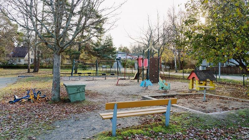 Lekplatsen på Lignells väg Lekplats på Lignells väg