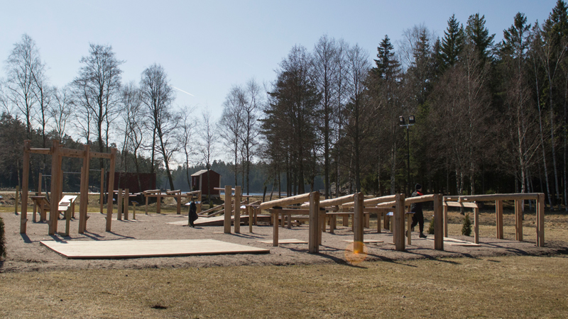 Utegym i Rudan