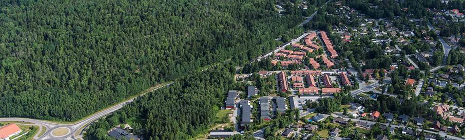 Flygbild över Vendelsö