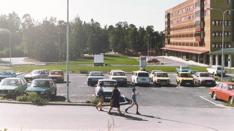Foto över Handenterminalen under 80-talet