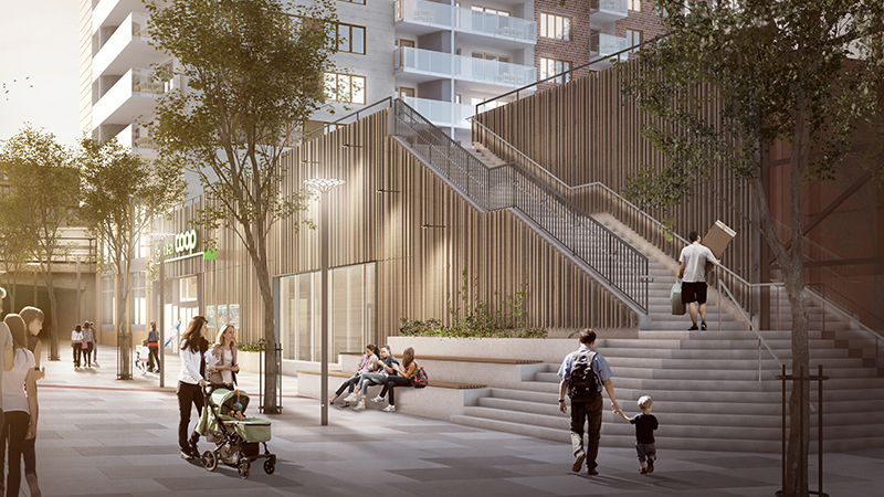 Visionsbild för Haningeterrassen