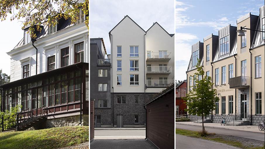 Arbottna Herrgård på Muskö, Bolighuset i Vega och Lillgårdsskolan i Tungelsta - finalister Haninge arkitekturpris 2024 Arbottna Herrgård på Muskö, Bolighuset i Vega och Lillgårdsskolan i Tungelsta - finalister Haninge arkitekturpris 2024