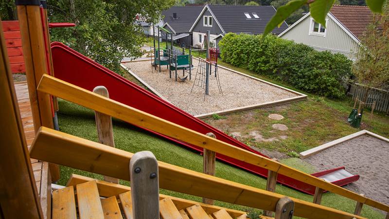 Vendelsögårds lekplats Rutschkana på Vendelsögårdslekplats
