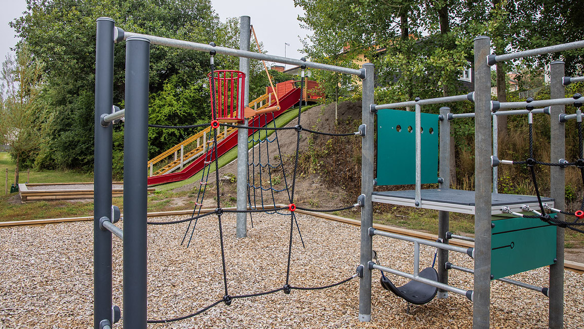 Klätterställning på Vendelsögårds lekplats