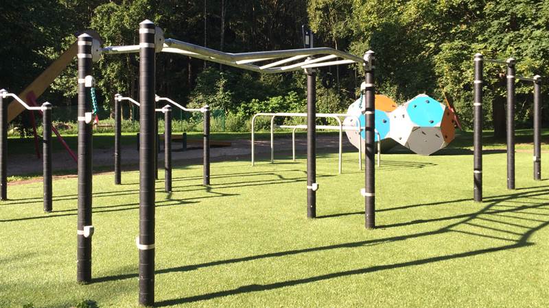 Utegym i Brandbergsparken