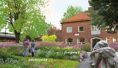 Bildmontage för Centrumparken, av Karin Mellberg. Bildmontage för Centrumparken, av Karin Mellberg.