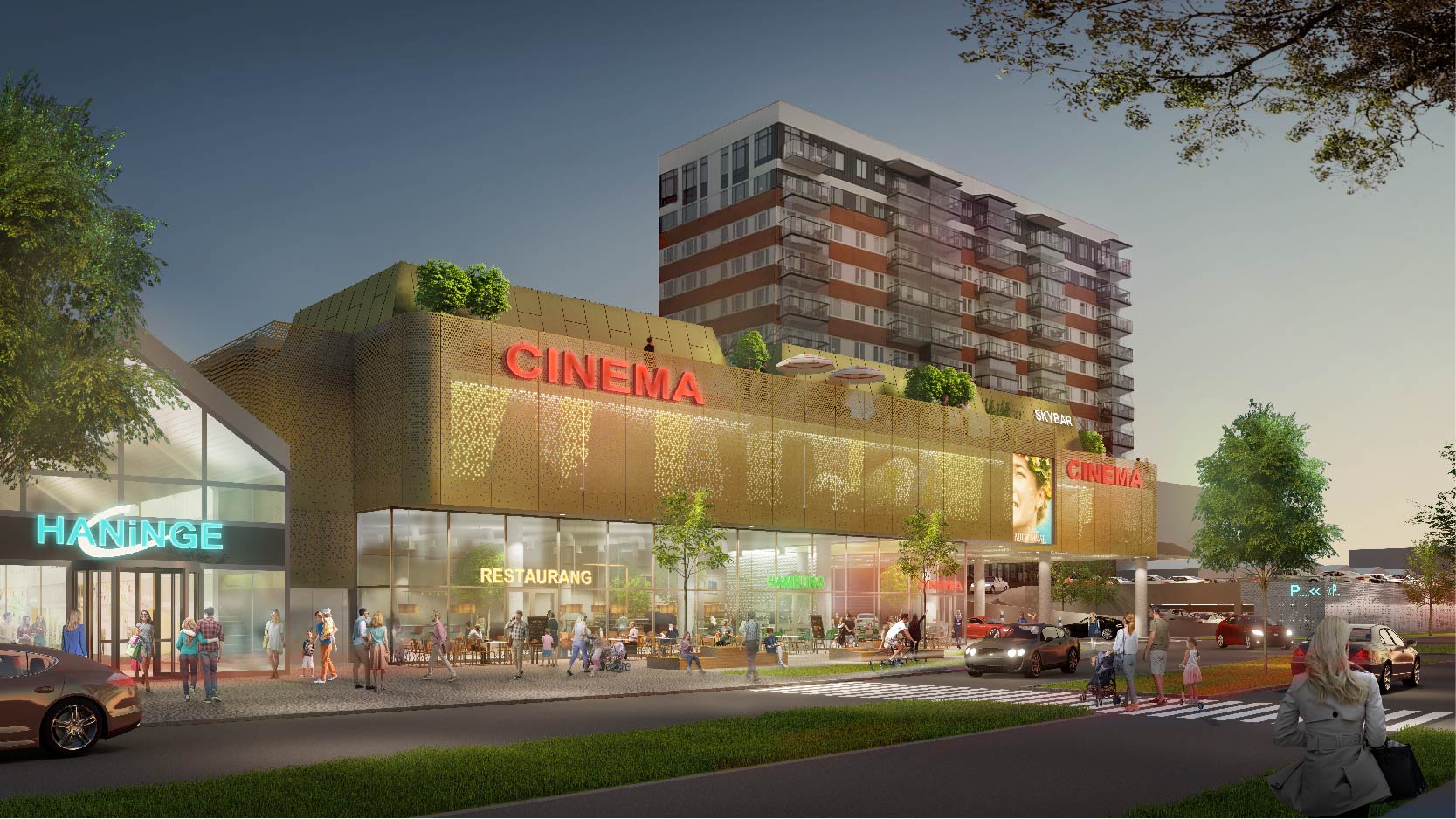 haninge centrum karta Haninge centrum etapp 1   Haninge Kommun