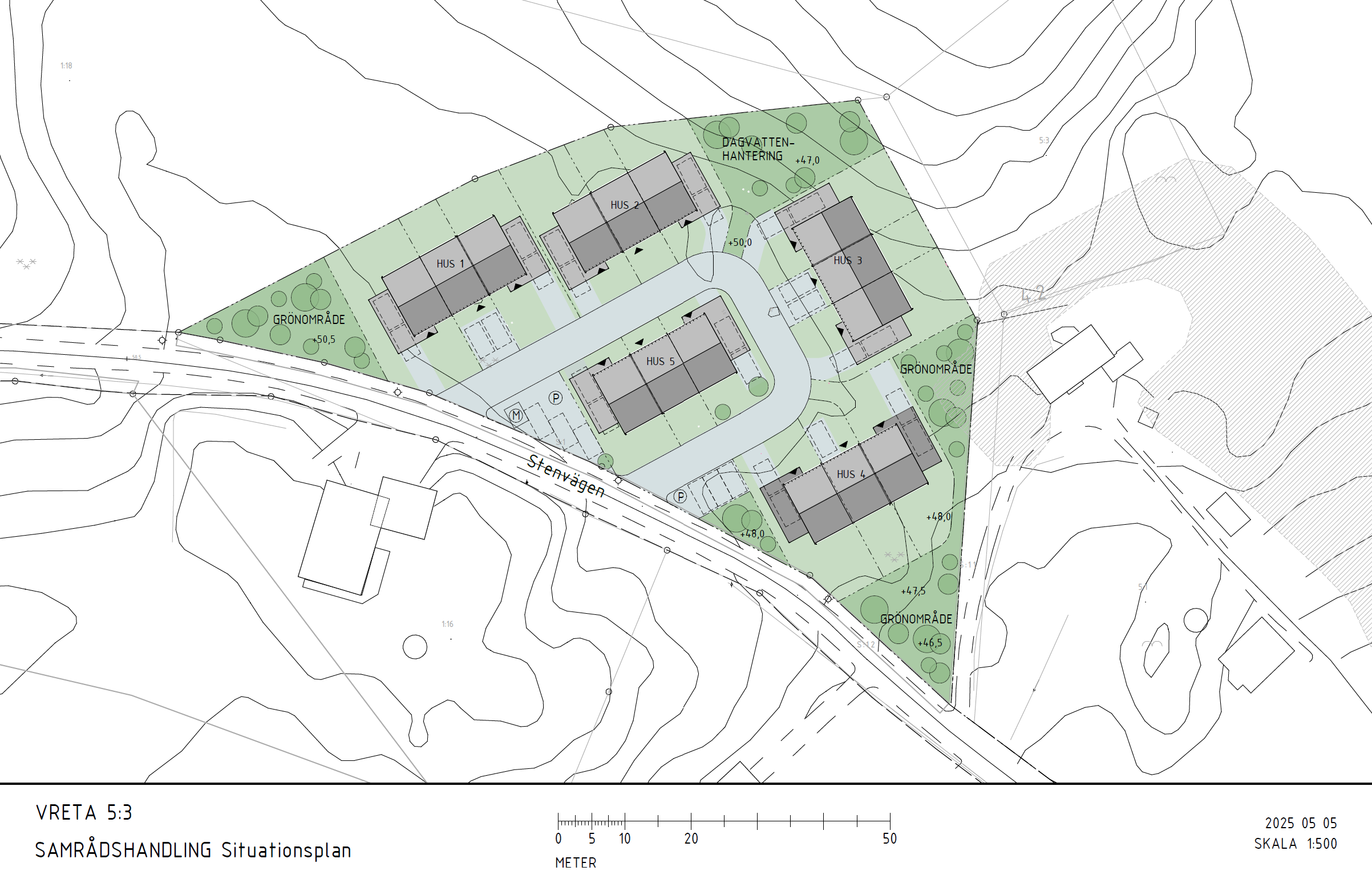 Situationsplan över planområdet.