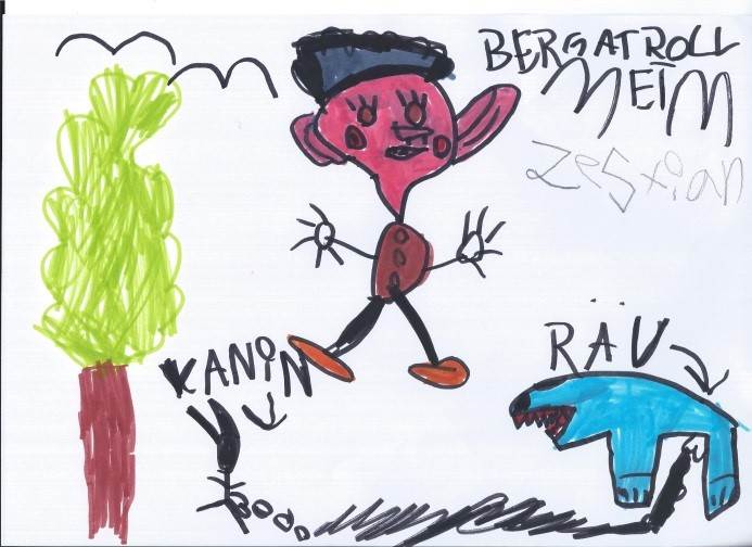 Foto: Jordbro familjedaghem En barnteckning