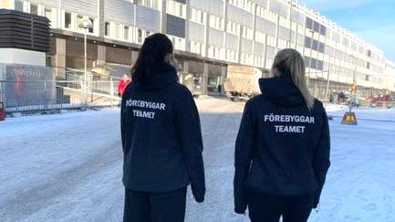 Bild på medarbetare i förebyggarteamet Bild på medarbetare i förebyggarteamet