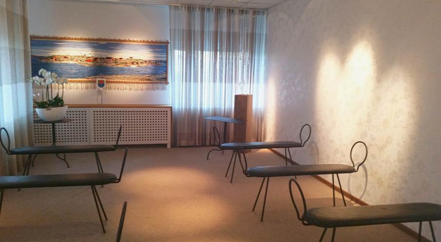 Vigselrummet i Haninge kommunhus