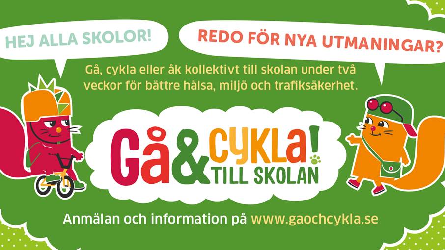 Illustration Trafikkalenderns gå- och cyklatävling