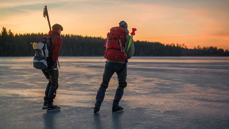 Vårisarna är förrädiska - var försiktig om du ger dig ut. Långfärdsskridskoåkare