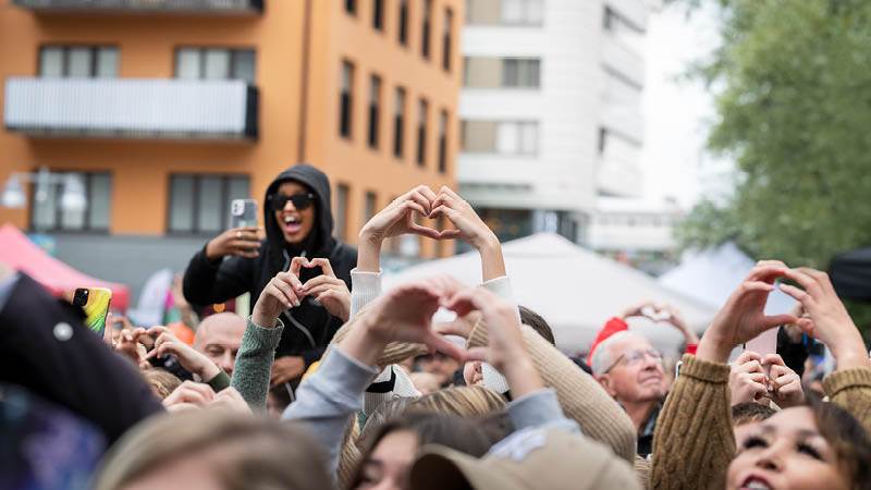 Publikhavet på Haningedagen 2022.