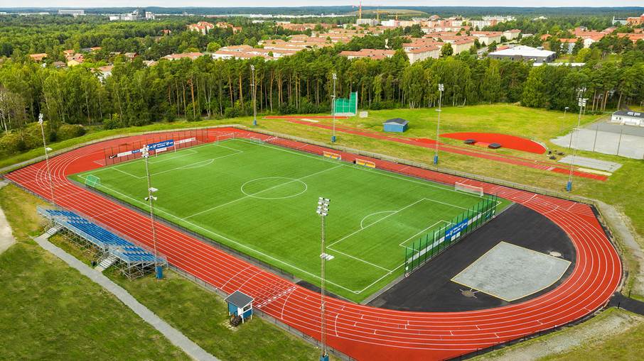 Torvalla sportcentrum Översiktsbild av Torvalla.