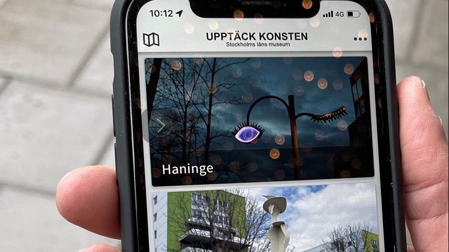 Upptäck konsten med ny app Konstapp Upptäck konsten