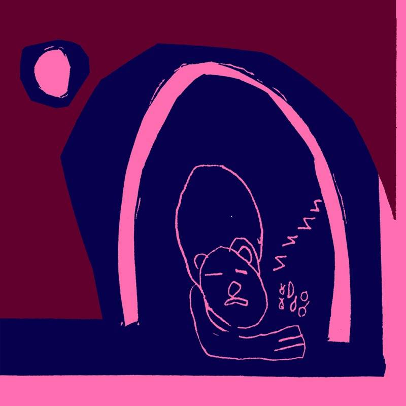 digitalt collage av Tova Fransson och Olle Halvars i samarbete med elever från Kulturskolan