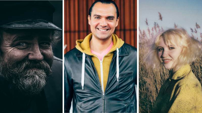 Årets kulturstipendiater 2021 : Martin Ahlsén, Jany Schella och Sofie Jonsson Bild som visar årets tre kulturstipendiater: Martin Ahlsén, Jany Schella och Sofie Jonsson i ett montage.