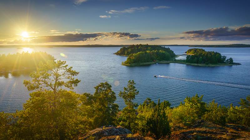 Havsutsikt på Muskö.