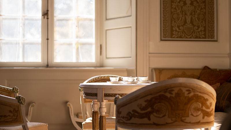 Museivåningen.  Museivåningen på Årsta slott